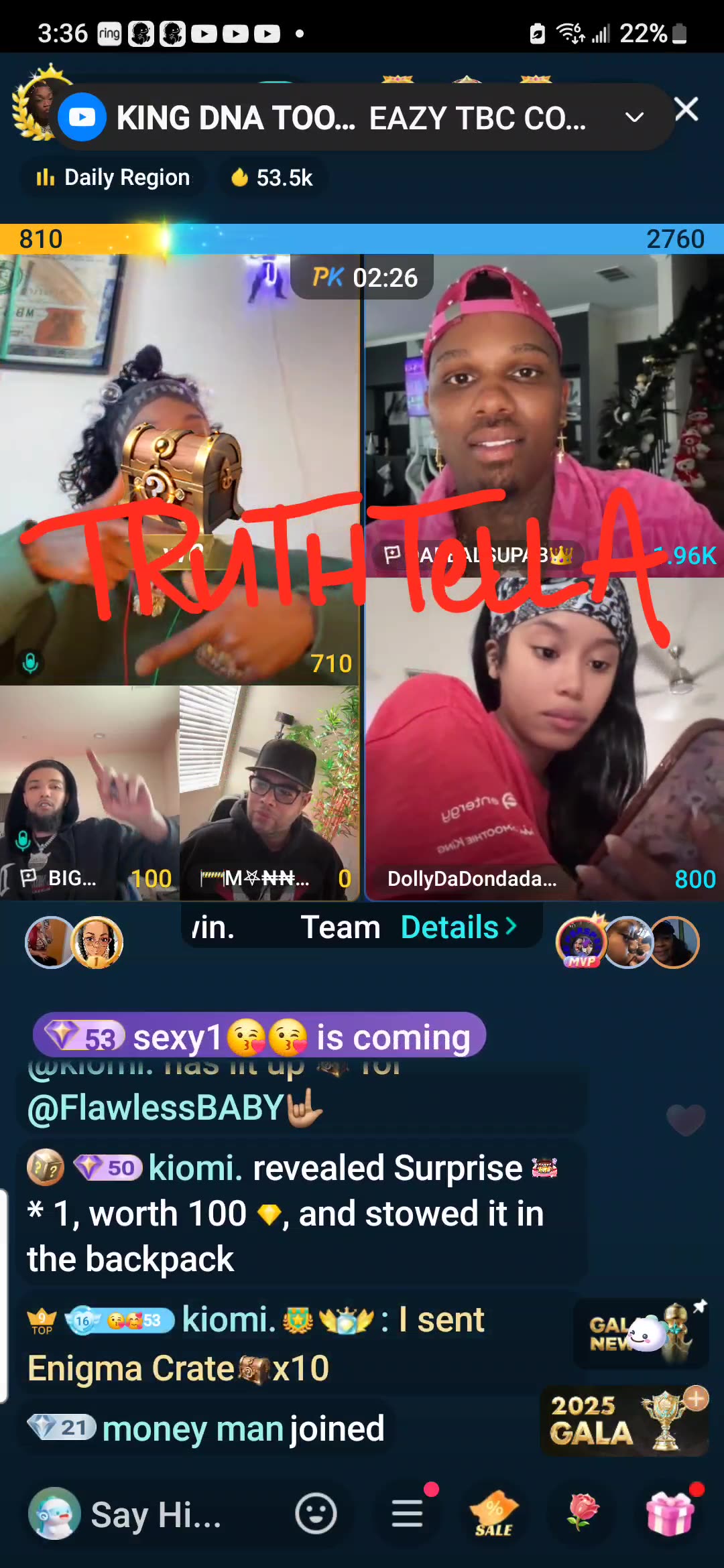 FLAWLESSBABY HITS HER 1ST BOX LIYAH JOINS THEN BABY JOINS TEAM PK WITH DAREALSUPABIHH