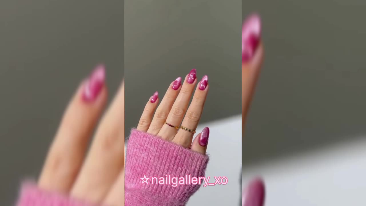 Velvet Heart Hack Nails| Trendy Nails for 2025