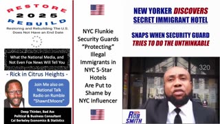 NYC Flunkie Security “Protecting” Illegals in NYCHotels Are Put to Shame by Influencer