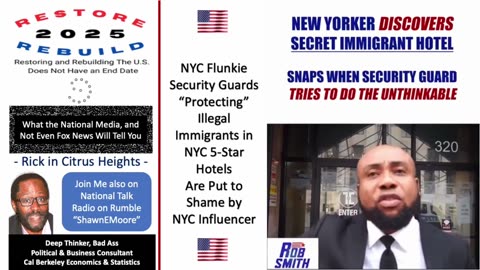 NYC Flunkie Security “Protecting” Illegals in NYCHotels Are Put to Shame by Influencer