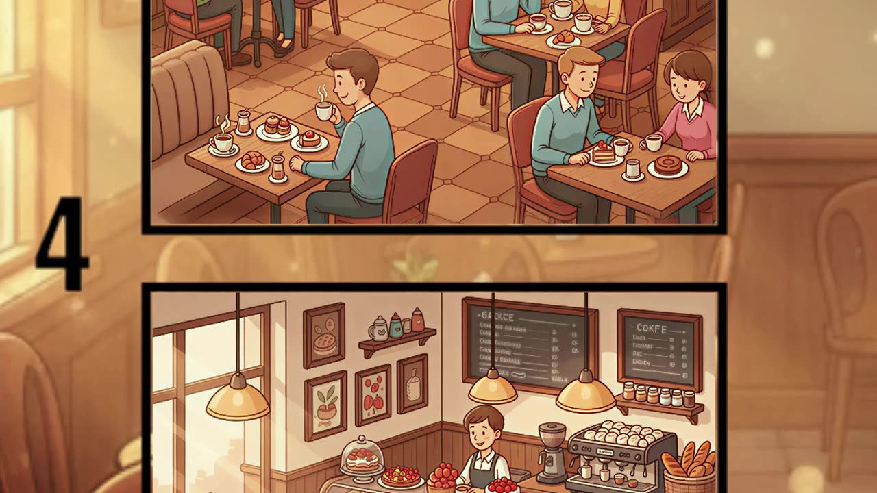 Sweet Bakery Fun 🍩🍰 | Can You Spot the Differences? 👀✨