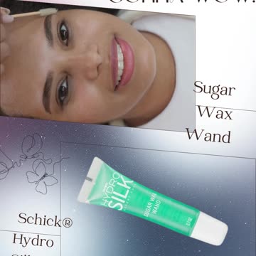 Your brows are gonna wow! Introducing Schick® Hydro Silk® Sugar Wax Wand