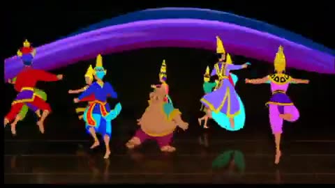 El rey y yo al conocerlos (Animacion)