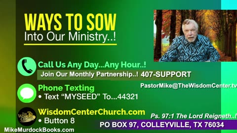 Re-Air: Wisdom Quotes of Mike Murdock..!!!