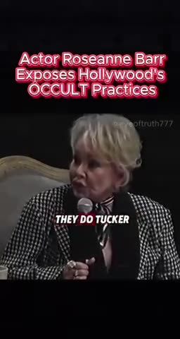 Roseanne Barr on the criminal parasites of Hollyweird.