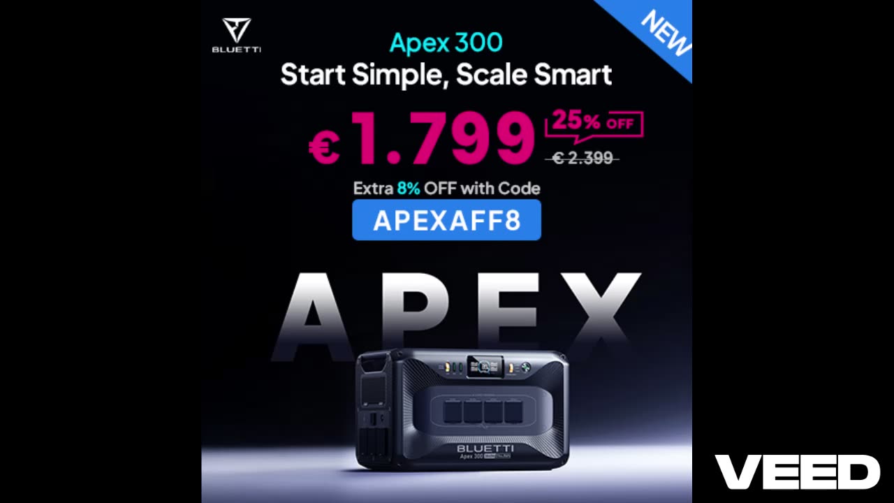 Bluetti EU 🔋 BLUETTI Apex300 – New Arrival!-SALE-OFFER