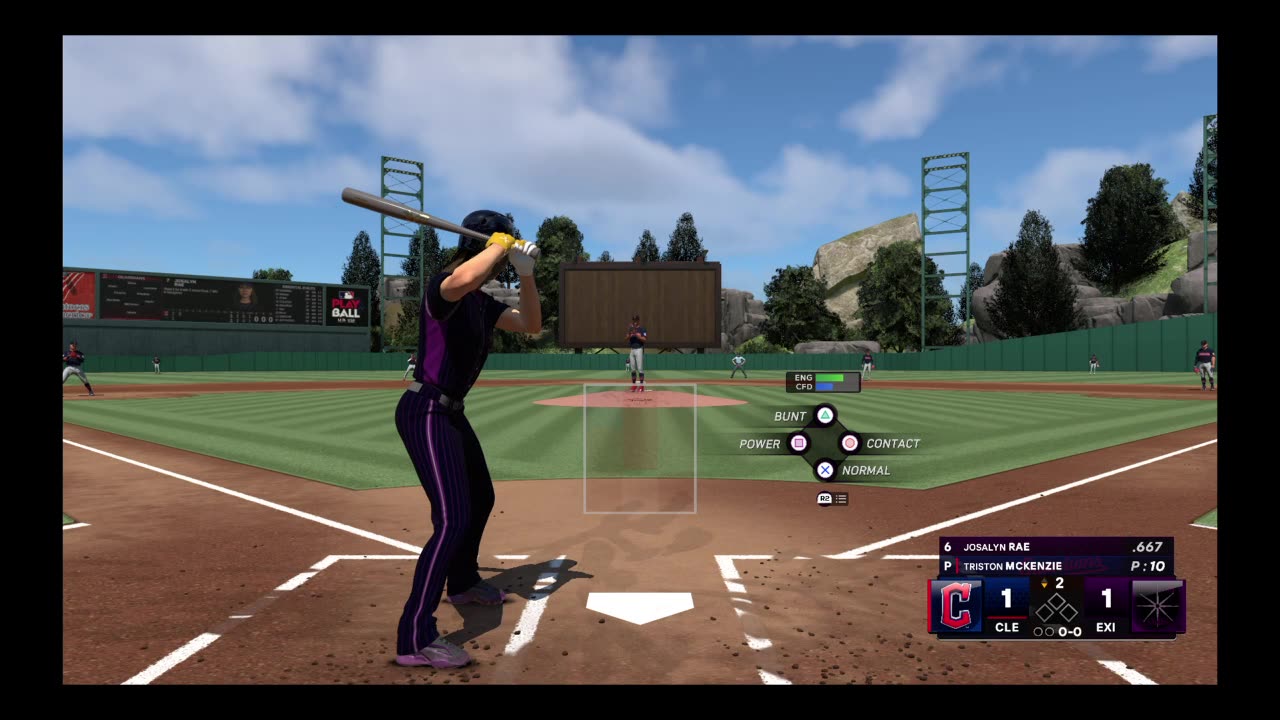 Game 3 Dan with The K Josie Emma on Base Xia HR