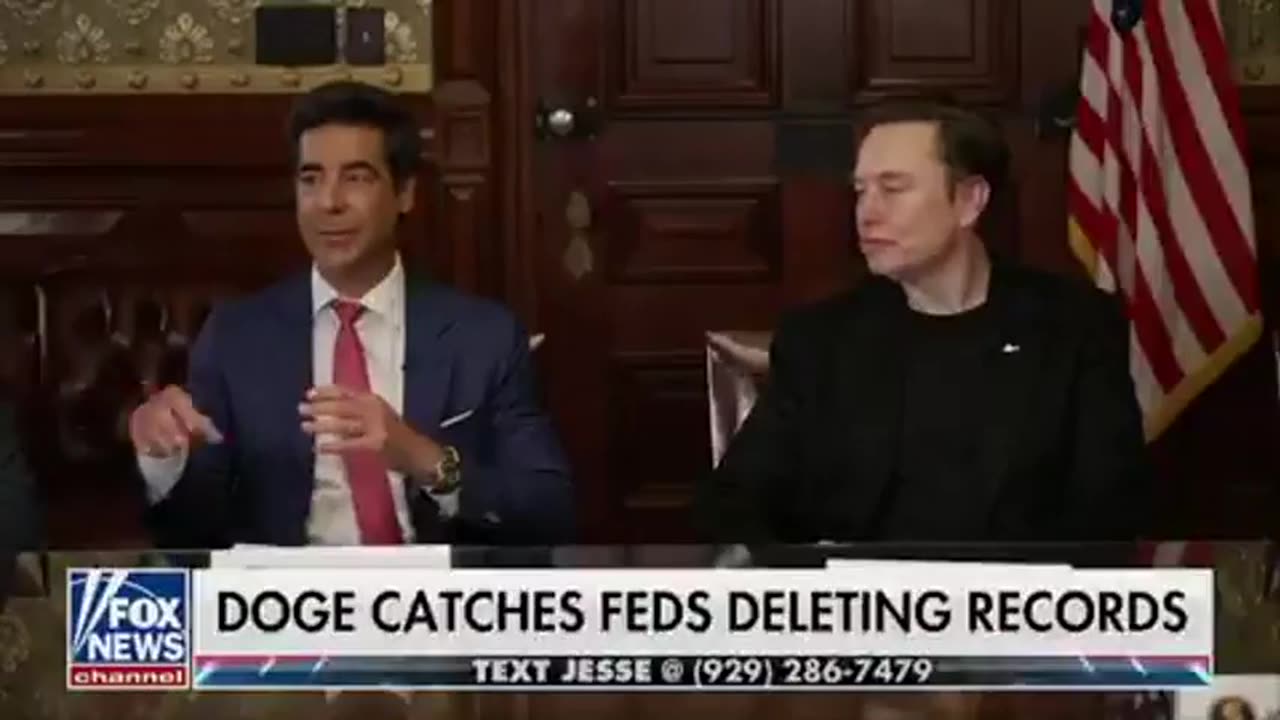 DOGE Finds Feds Deleting Misspent Money [In case you missed it.] ~ Jesse Watters
