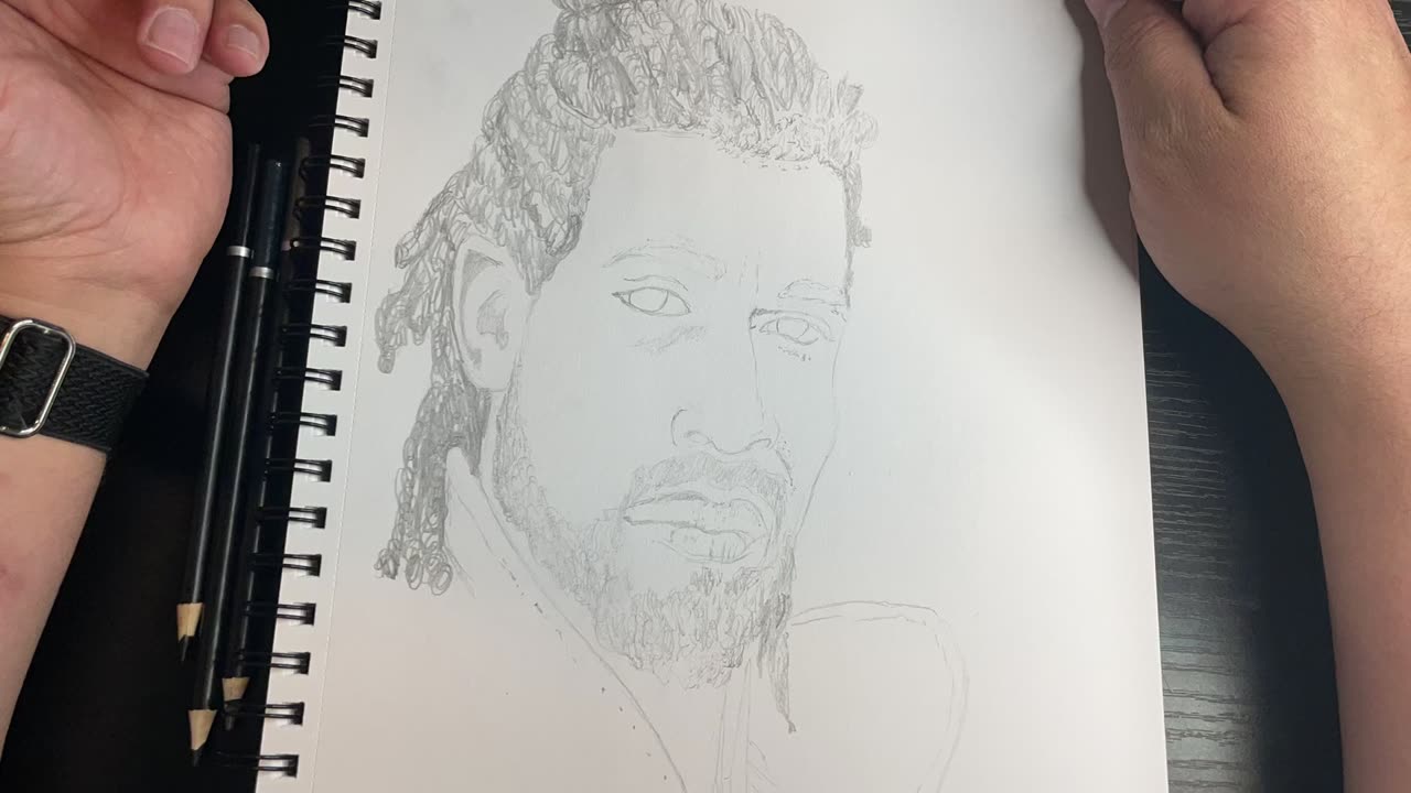 Sketching Yasuke from Assassin’s Creed Shadows ⚔️🔥 | Epic Samurai Art!