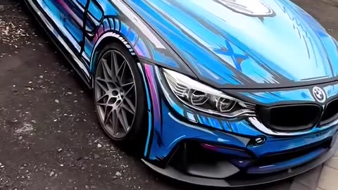BMW cartoon car