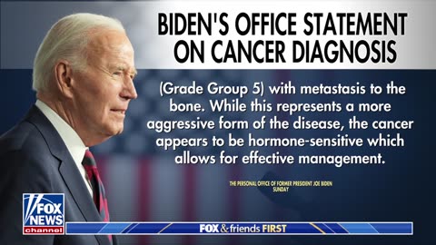 Biden cancer diagnosis. Stage IV 'not curable', but treatments considerably lengthen life