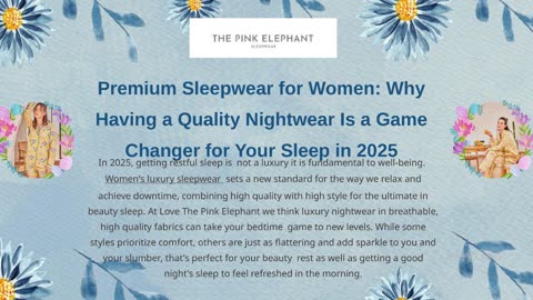 Premium Sleepwear for Women: Why Having a Quality Nightwear Is a Game-Changer for Your Sleep in 2025