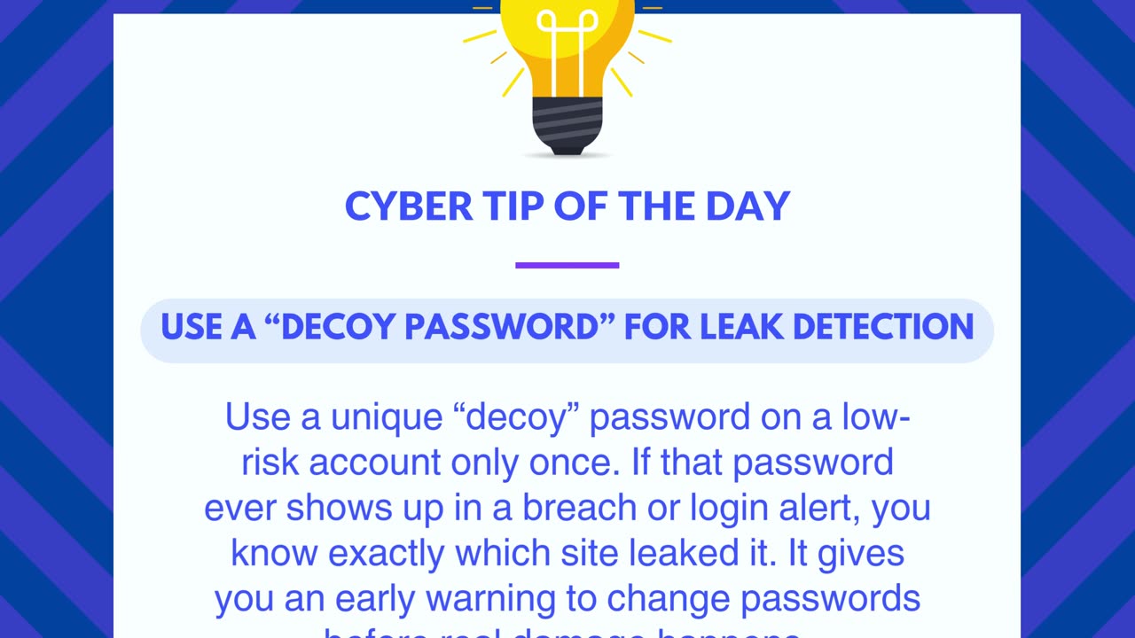 Cyber Tip of the Day