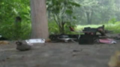 Mountain Bike Crushes Toy Car
