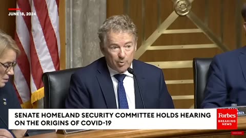 The Origins of Covid: Dr Rand Paul