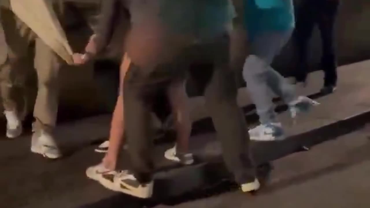 Arabs attack White woman