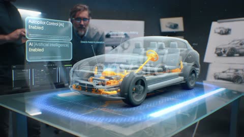 Engineers Testing Ai Artificial Intelligence System Autopilot