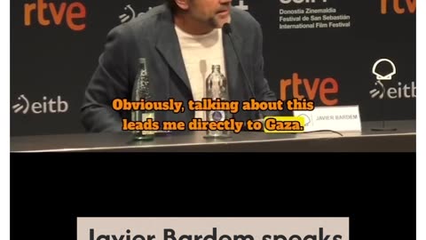 San Sebastián International Film Festival in Spain on Friday, Oscar-winning Spanish actor Javier Bardem denounced the ongoing genocidal war against Palestinians