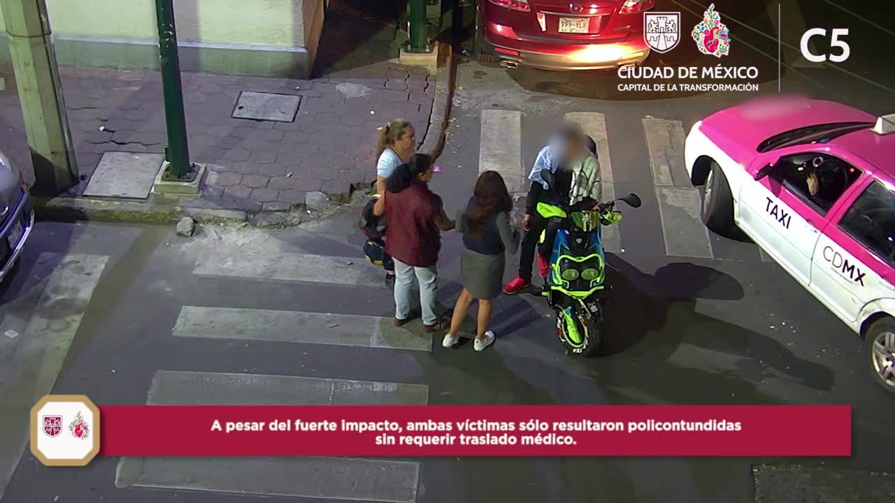 Choque con lesionados | #C5CorazónDeLaCDMX