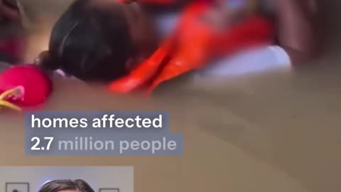 Flooding in Southern Thailand, highlighting the massive scale of destruction