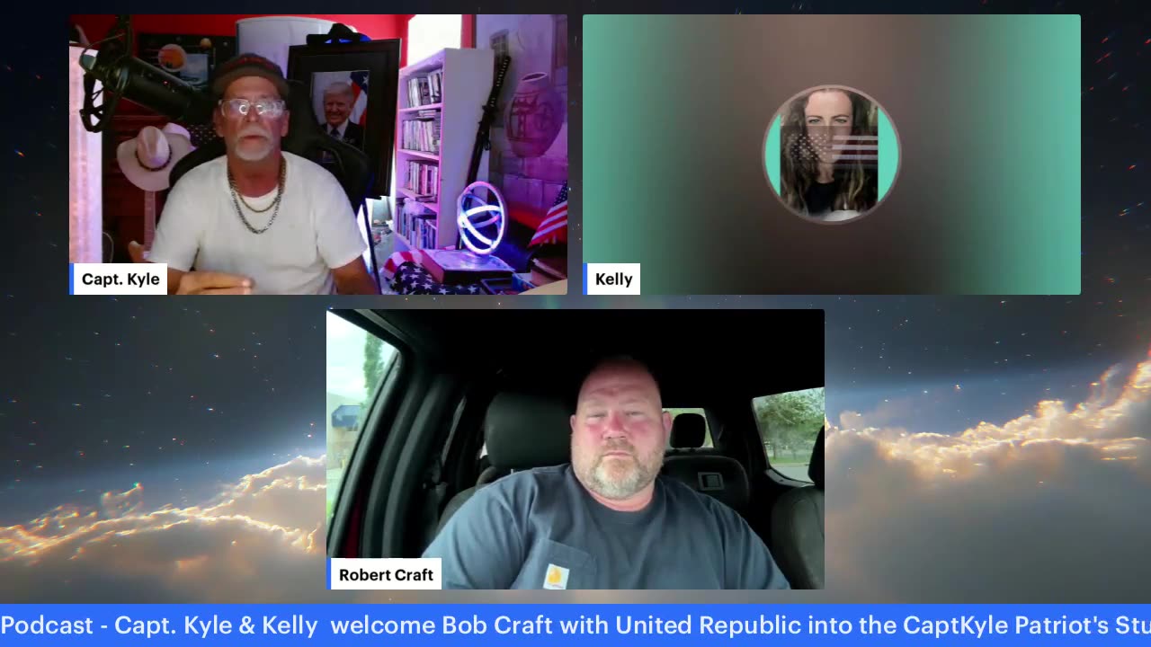 Captain Kyle & Kelly with Our United Republics Bob Craft 5-18-25