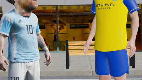 Banana Messi Ronaldo funny carton #shorts #messi #cr7 #mranimagic