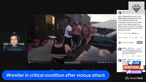 Wrestler is brutally beaten by ‘Rampage’ Jackson’s son