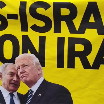 Anti-war protest in New York City. "NO WAR ON IRAN!"