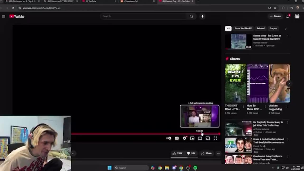 xQc proclaims the latest iDubbbz Content Cop a “nothing burger”