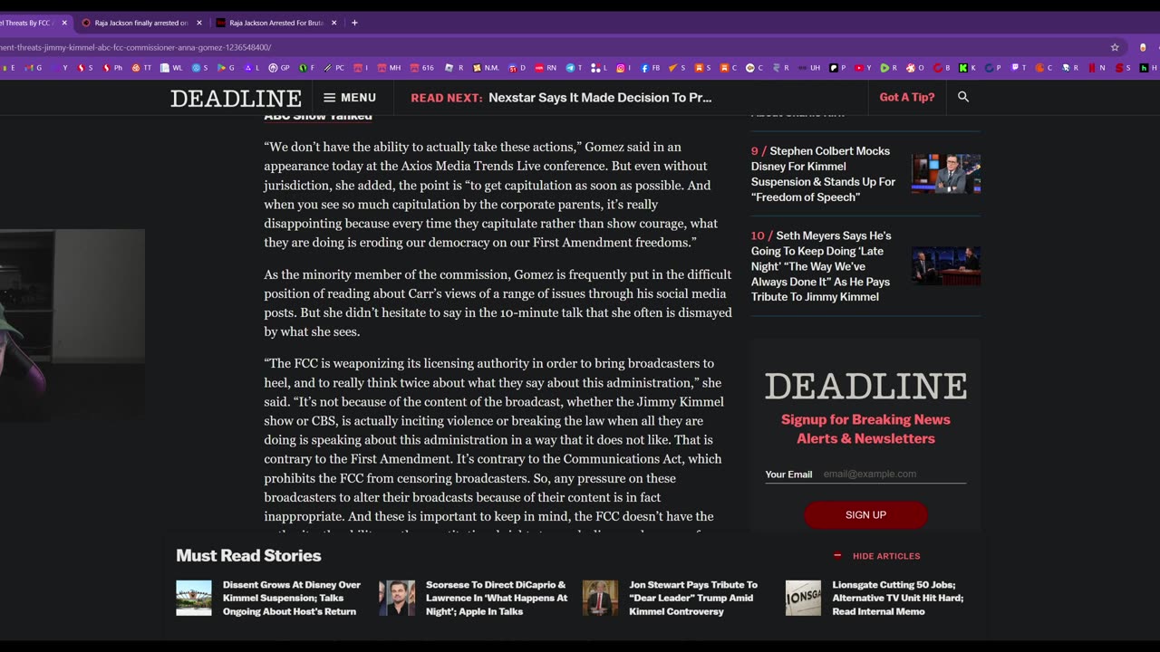 Kimble's suspension the end of free speech