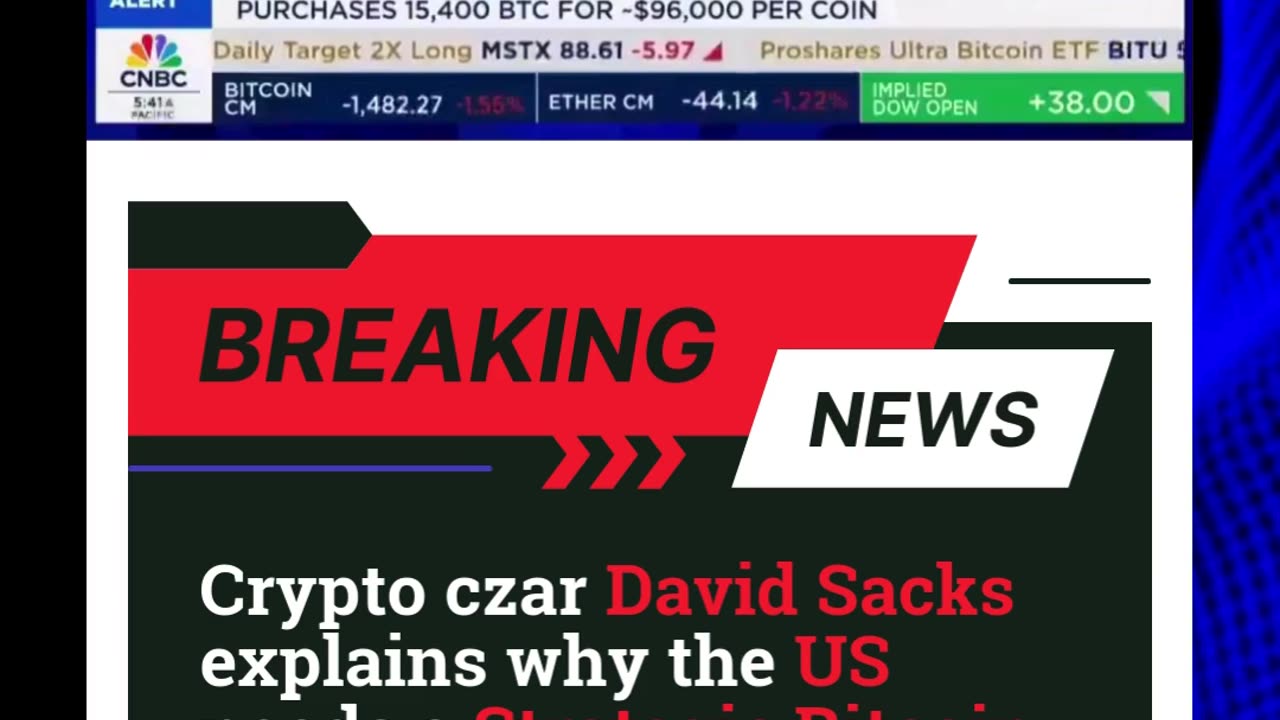 Crypto czar David Sacks explains why the US needs a Strategic Bitcoin Reserve- financialinsightdaily