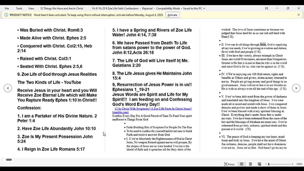 FAITH BITS CONFESS DAILY!!!