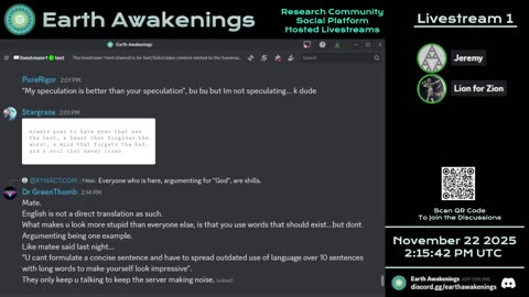Earth Awakenings - Livestream 1 - #4164