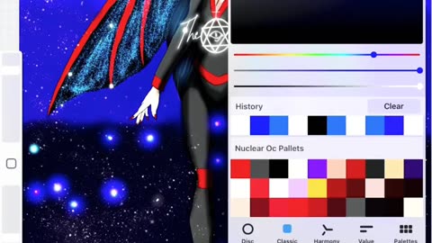 Speedpaint celestial vampires new wings