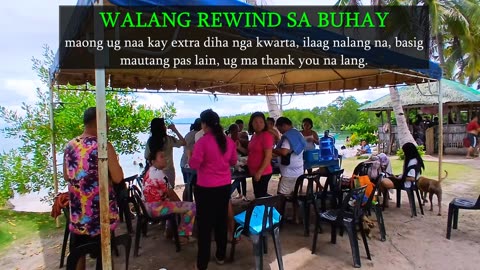 Ug naa kay extra diha nga kwarta, ilaag nalang na, basig mautang pas lain, ug ma thank you na lang.😎