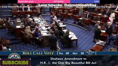 🔴 LIVE: Final Senate vote on the "One Big Beautiful Bill"!
