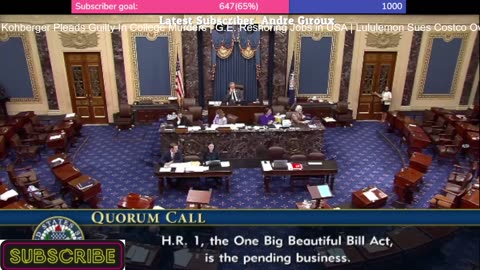 🔴 LIVE: Final Senate vote on the "One Big Beautiful Bill"!
