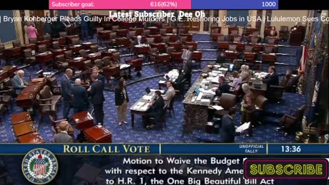 🔴 LIVE: Final Senate vote on the "One Big Beautiful Bill"!