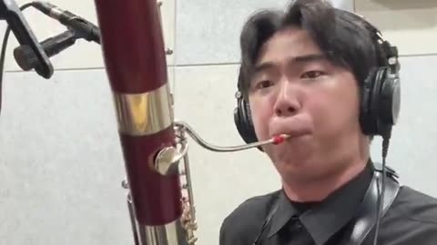 “Hotel California” solo on a Bassoon