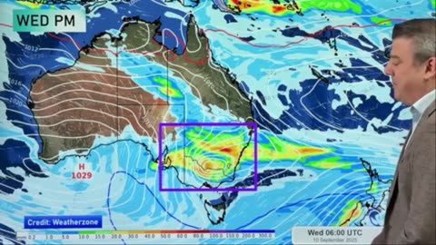 Oz: NSW & Vic most in the firing line for t-storms/rain