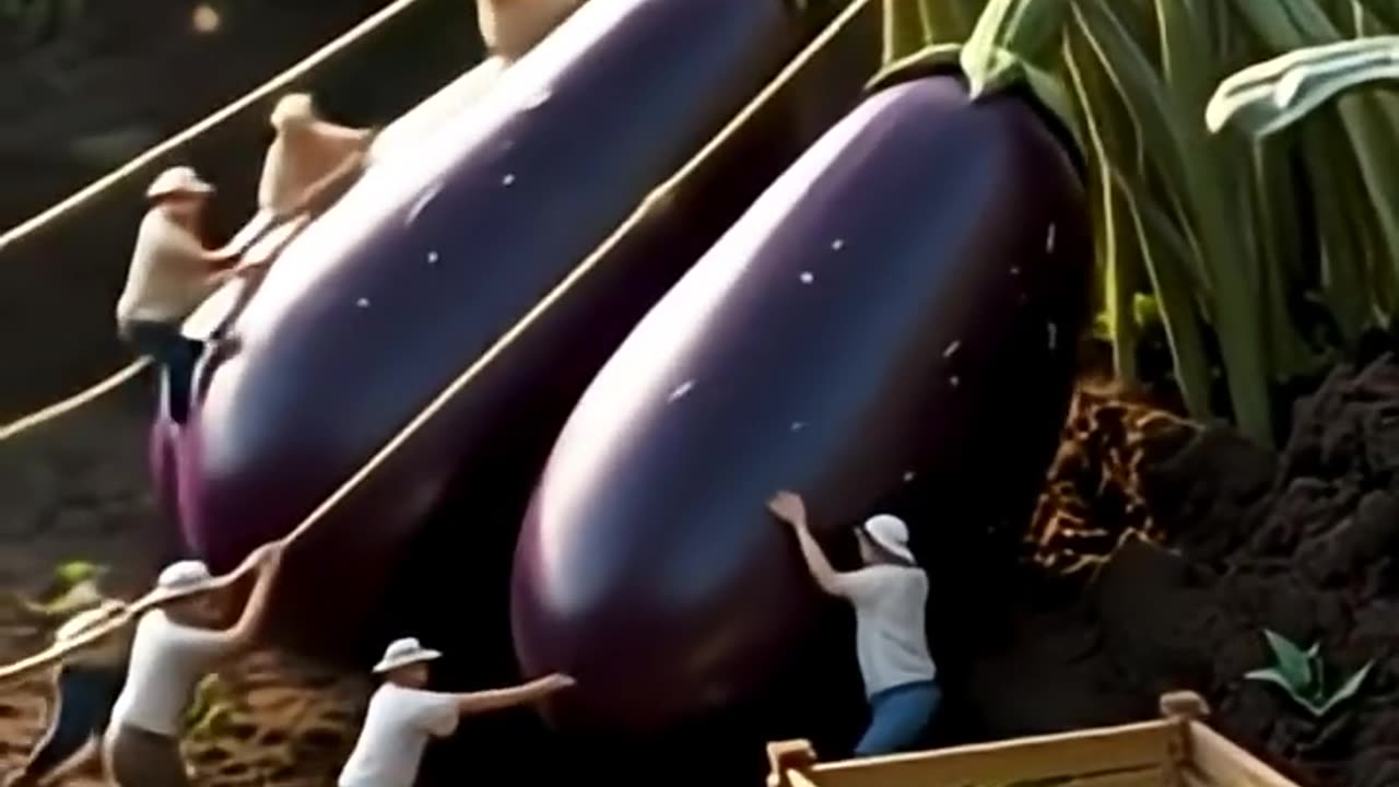 Tiny Chief making eggplant