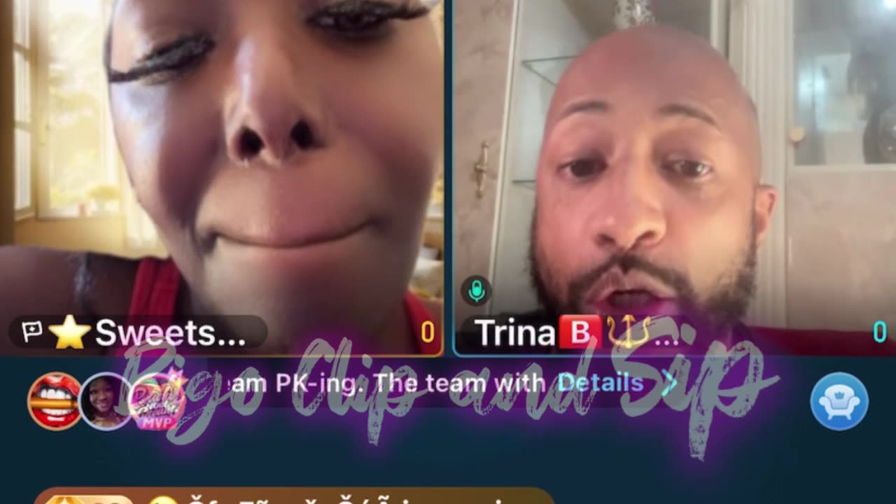 Team pk TomiKay Sweets2Have MessyCaller TrinaB 7/21/25 #bigoclipandsip