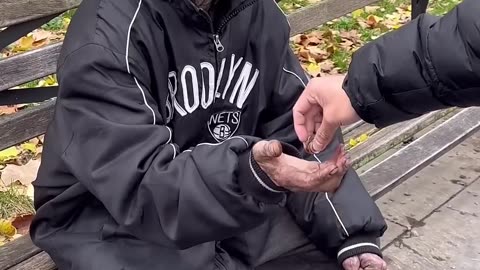 Tough Homeless Man Shows His EMOTIONAL Side 😢❤️