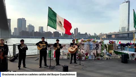 Misa en honor a nuestros cadetes caídos del Buque Cuauhtémoc