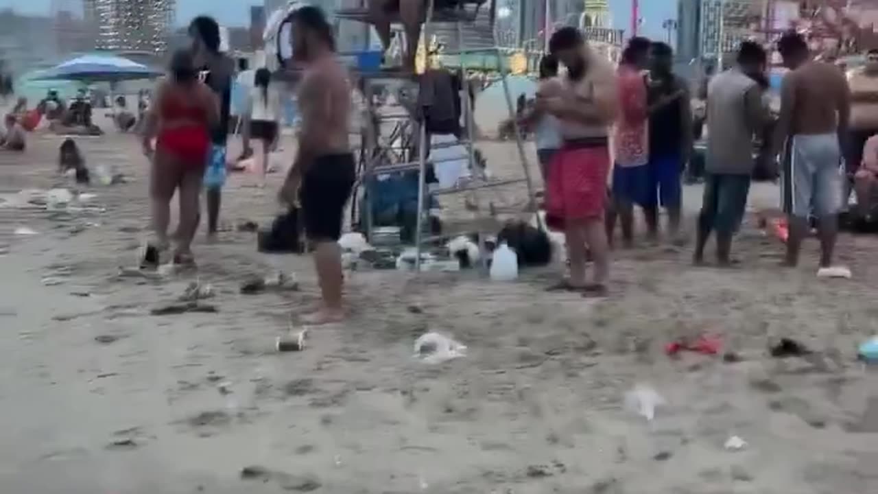 CONEY ISLAND 3rd World Shithole - Imagine when theCommunist Dune Coon Mamdani gets elected ☪️🕋🕌
