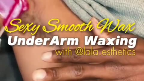 💪 Male Underarm Waxing with Tickled Pink Wax | @lala.esthetics
