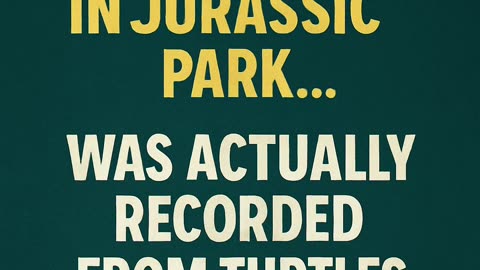 Jurassic Park’s Biggest Secret Just Got Exposed😄🫠
