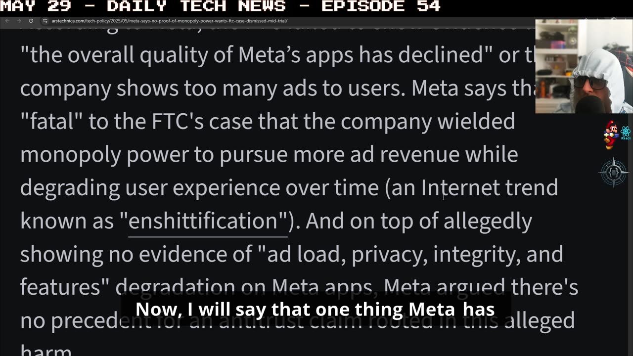 meta claims users LOVE ads so FTC has no case against them