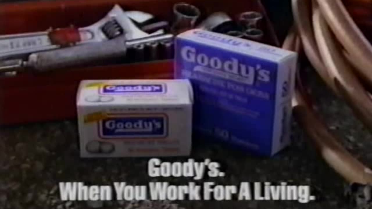 Richard Petty 1988 TV Commercial for Goody's Headache Powder
