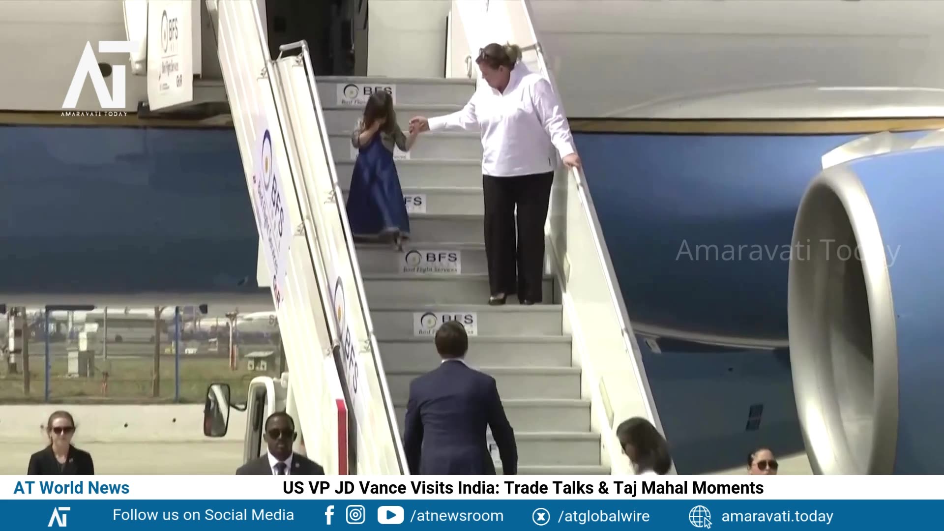 US VP JD Vance Visits India: Trade Talks & Taj Mahal Moments | US-India